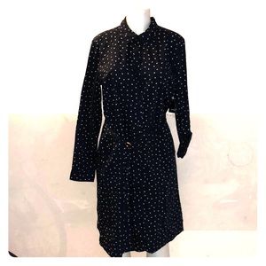 Long sleeve dress with belt
